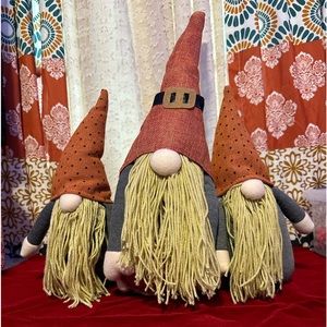 Fall Gnome Trio Decor